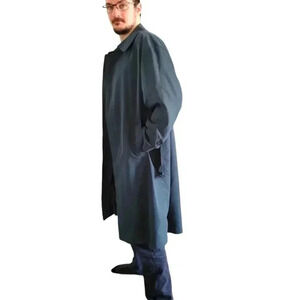 London Fog Men's  Waterproof Trench Coat Removable Liner All Seasons sz42R